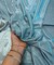 Aqua Blue Glitter Lurex Knit Fabric by the Yard, 60" Wide Sparkle Metallic Stretch Fabric for Costumes, Gowns, Dancewear